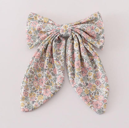 Harper Floral Print Hair Bow