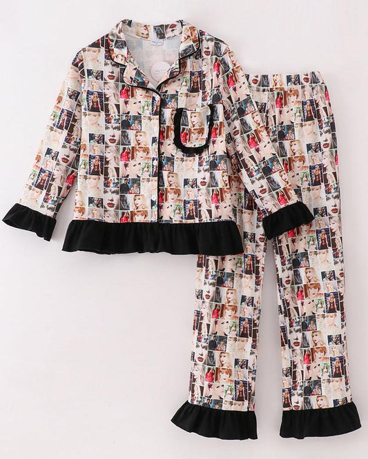 TS 98 Music Fan Print Women’s Pajama Set