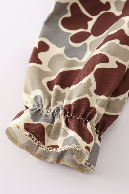 Jesus Loves Me Emroidered Camo Girl Bloomers Set