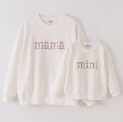 Mama + Mini Embroidered Sweatshirt