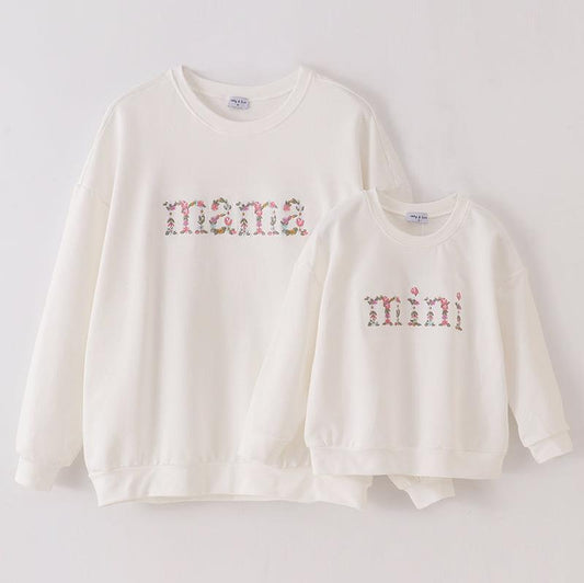 Mama + Mini Embroidered Sweatshirt