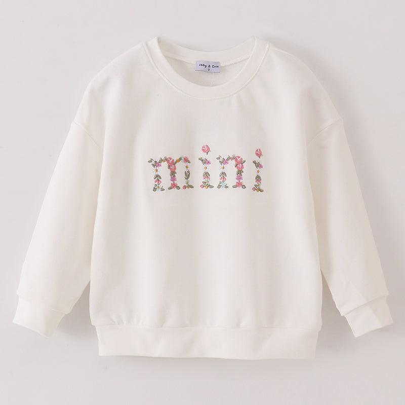 Mama + Mini Embroidered Sweatshirt