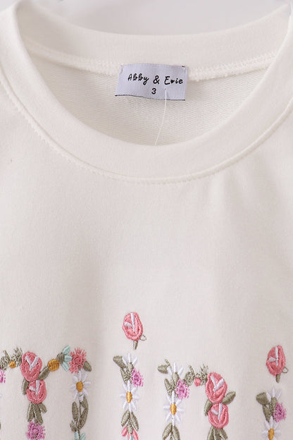 Mama + Mini Embroidered Sweatshirt