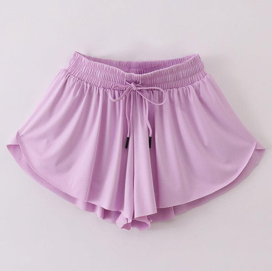 Rachel Purple Athletic Shorts - Adult