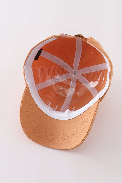 Bro Embroidered Tan Baseball Cap