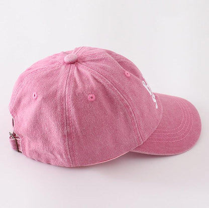 Sister Embroidered Pink Baseball Cap