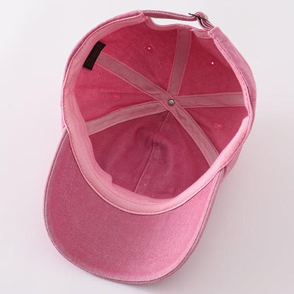 Sister Embroidered Pink Baseball Cap