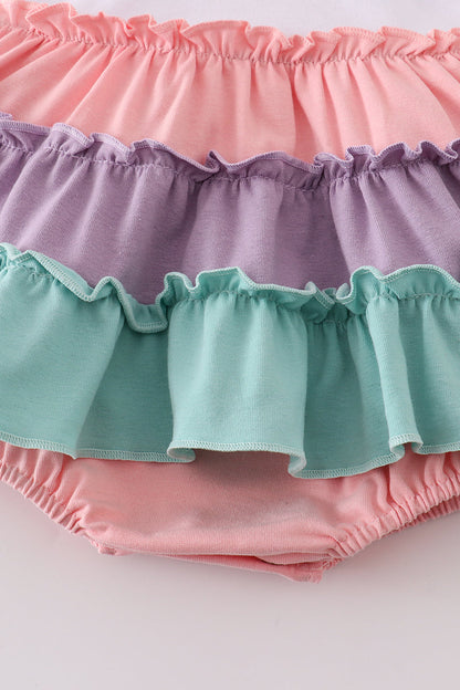 Evie Pastel Multicolor Tiered Girl Bubble