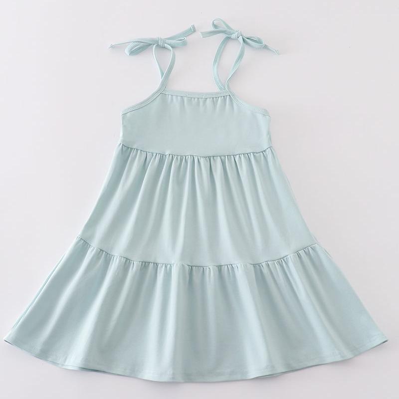 Donna Blue Tiered Dress