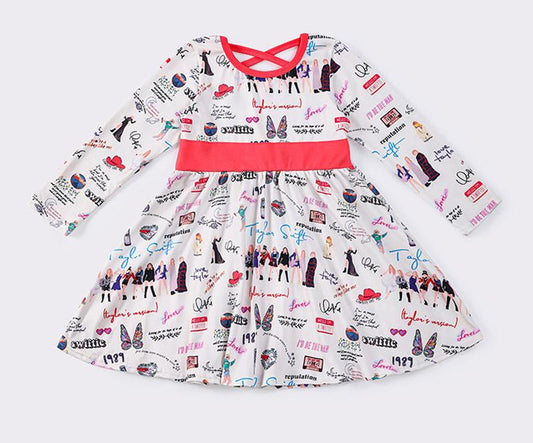 TS Album Print Dress