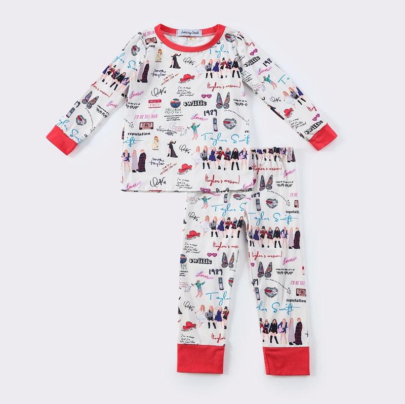 TS Pink Album Print Pajamas Set