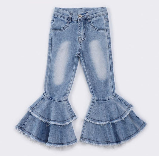 Kelsey Double Layered Light Denim Jeans