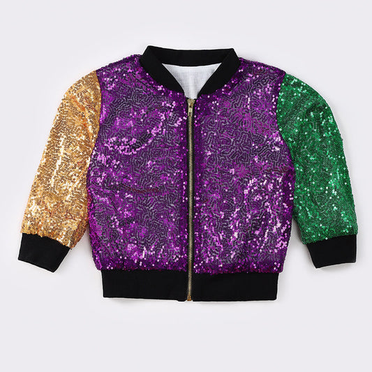 Sequin Mardi Gras Jacket