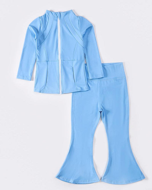 Dena Blue Active Girl Bell Bottoms Set