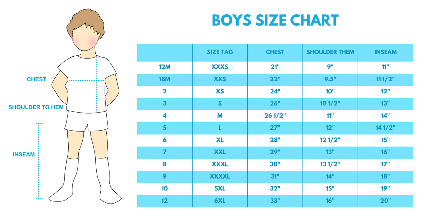 Super Character Blue Boy Pajama Set