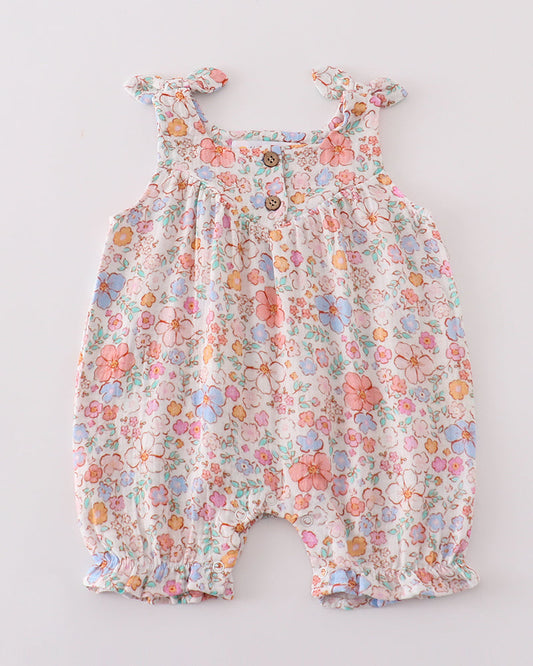 Muslin Floral Girl Bubble