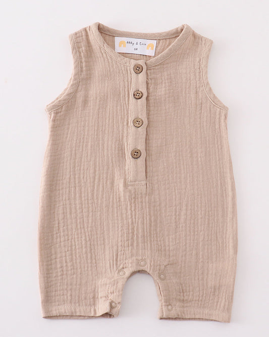 Muslin Beige Boy Bubble