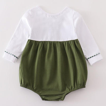 Hadley Green Plaid Girl Bubble