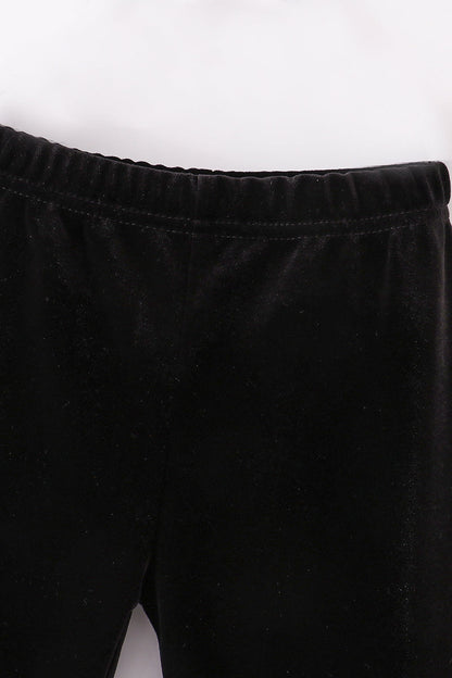 Velvet Bell Bottoms - Black