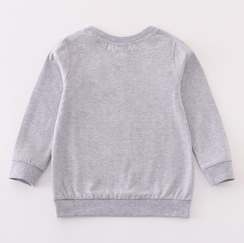 Grey Duck Embroidered Sweatshirt