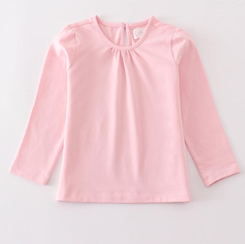 Amora Pink Long Sleeve Top