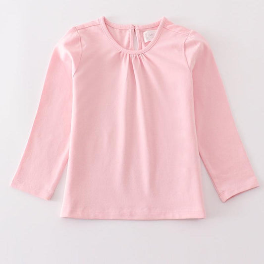 Amora Pink Long Sleeve Top