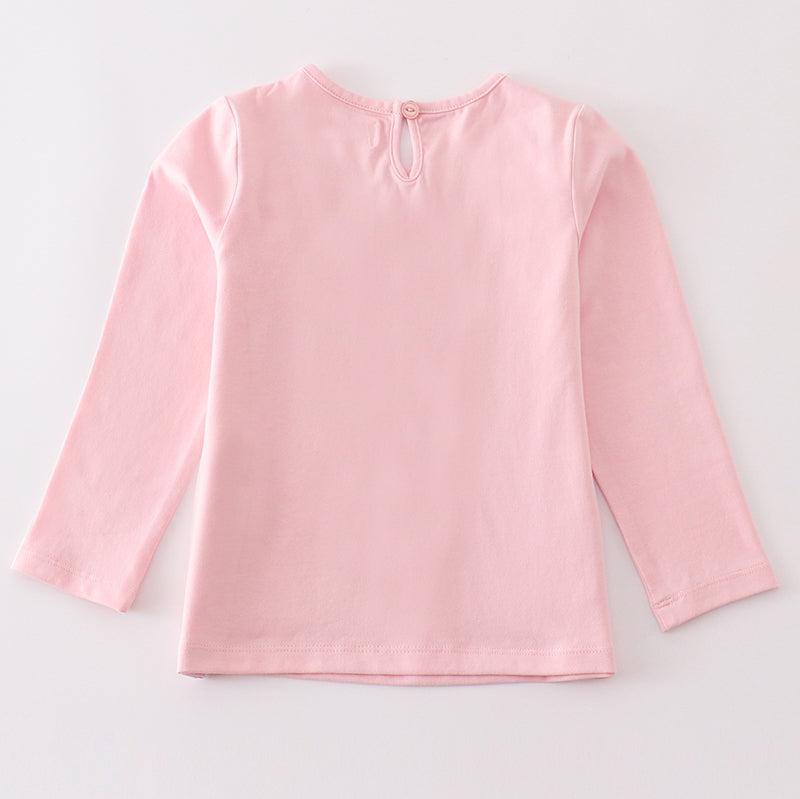 Amora Pink Long Sleeve Top