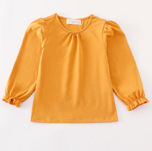 Monica Yellow Girl Top