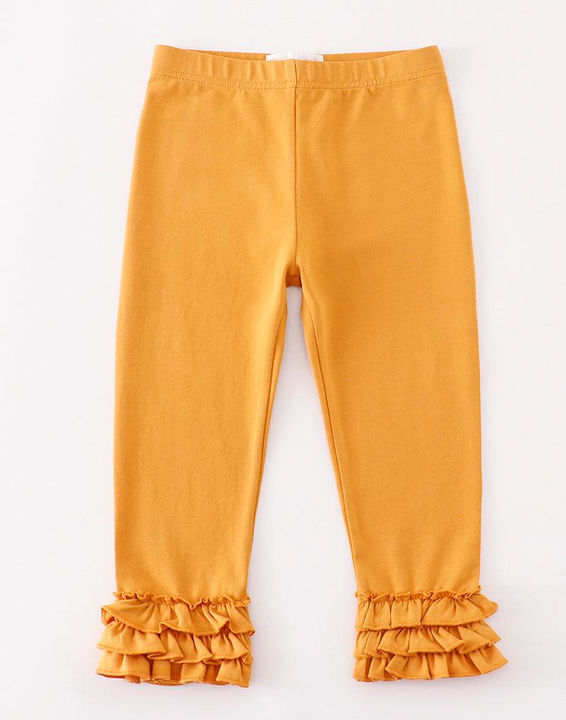 Ruffle Yellow Pants