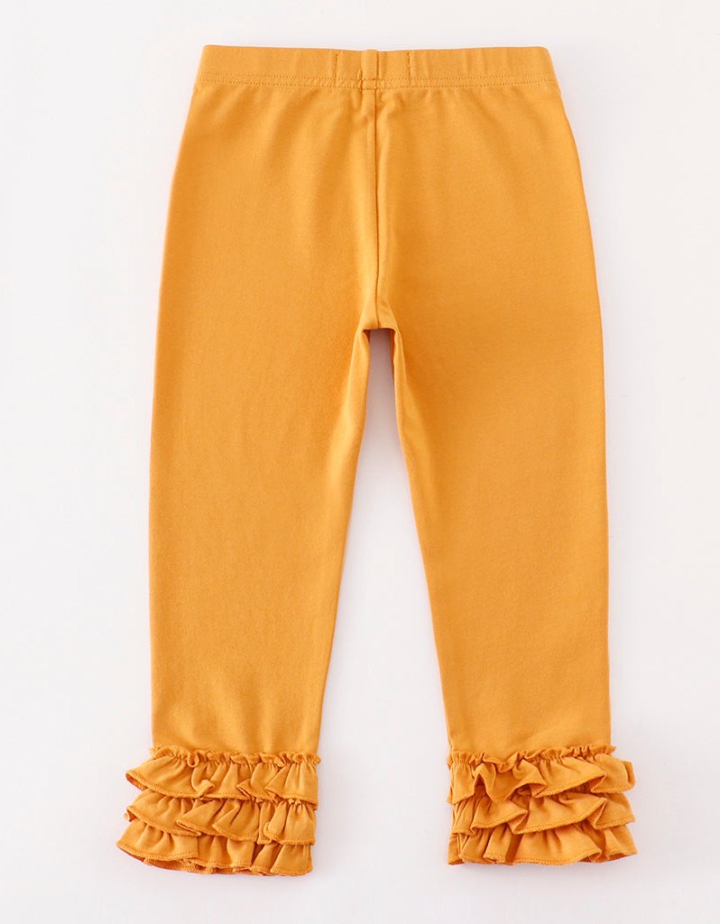 Ruffle Yellow Pants