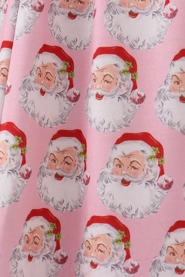 Pink Christmas Santa Women’s Pajama Pants