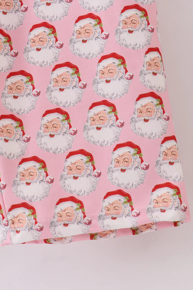 Pink Christmas Santa Women’s Pajama Pants