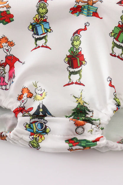 Whoville Character Print Girl Bubble