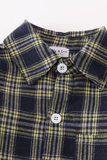 Gibson Navy Plaid Button Down Shirt