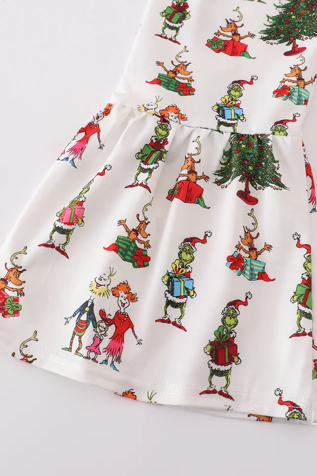 Whoville Character Print Girl Bell Set