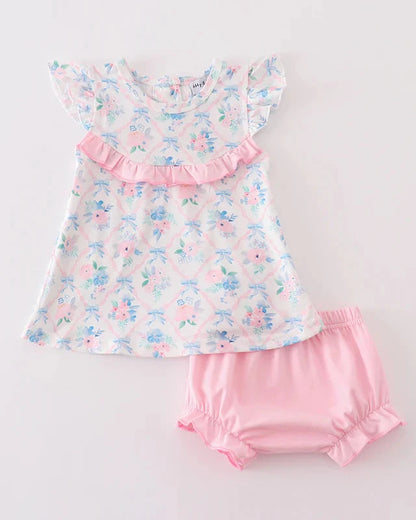 Pink Petal Dream Girl Bloomers Set