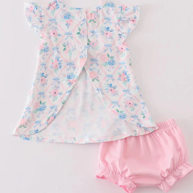 Pink Petal Dream Girl Bloomers Set