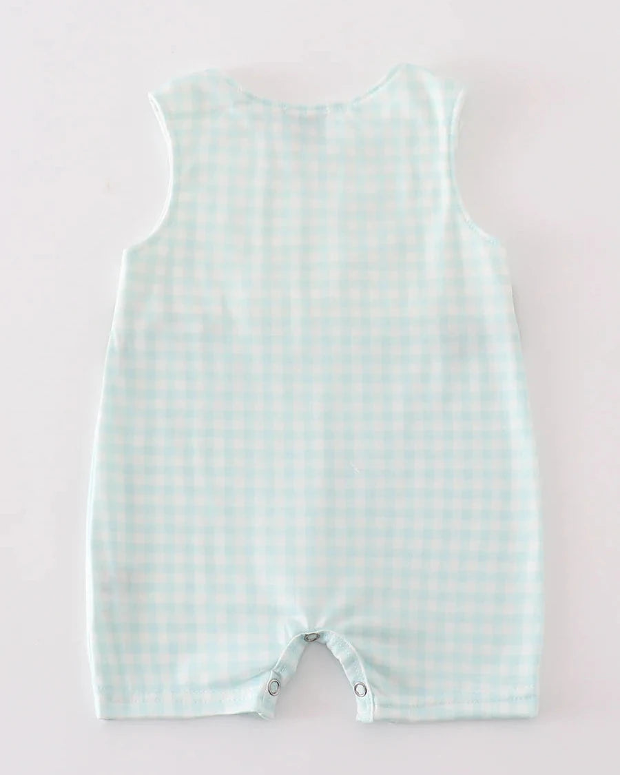 Ryker Green Gingham Boy JonJon