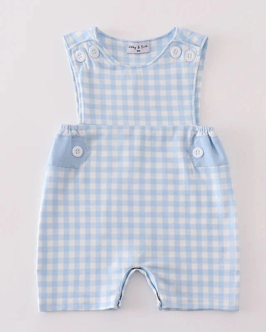 Ryker Blue Gingham Boy Jon Jon