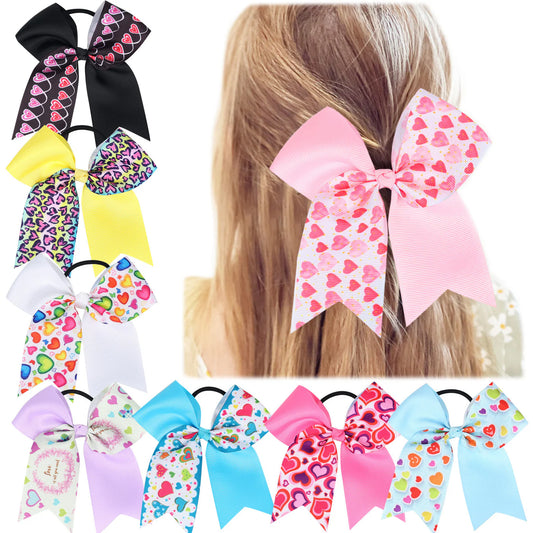 (PRE ORDER) VALENTINES BOW PONYTAIL HOLDER