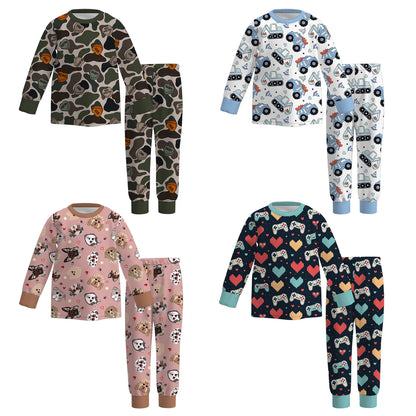 (PRE ORDER) 1.5 VALENTINE'S DAY PRINT BOYS PAJAMAS