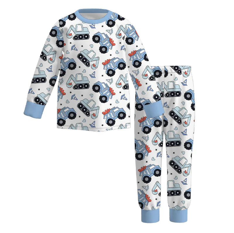 (PRE ORDER) 1.5 VALENTINE'S DAY PRINT BOYS PAJAMAS