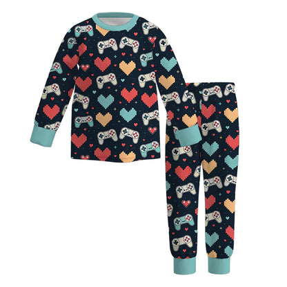 (PRE ORDER) 1.5 VALENTINE'S DAY PRINT BOYS PAJAMAS