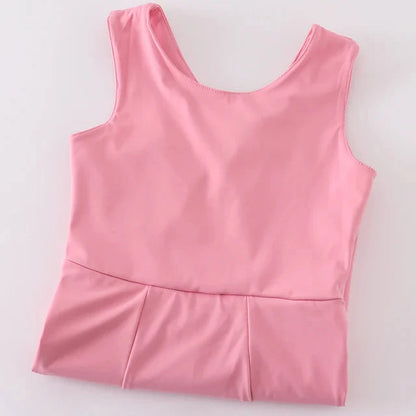 Active Sporty Pink Yoga Dress