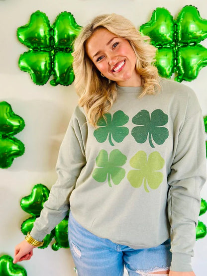 Four Leaf Clovers Sweatshirt