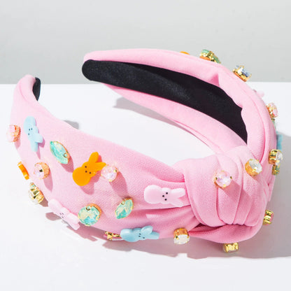 PREORDER 3 EASTER STYLISH BUNNY RHINESTONE HEADBAND