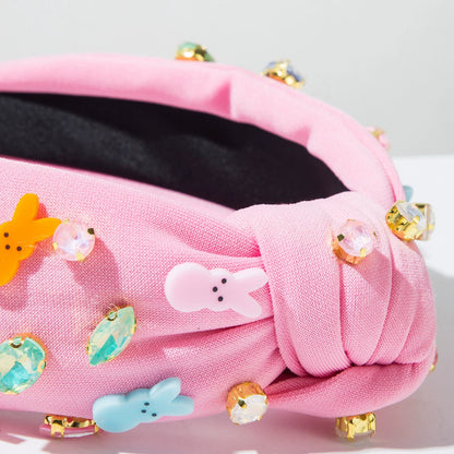 PREORDER 3 EASTER STYLISH BUNNY RHINESTONE HEADBAND