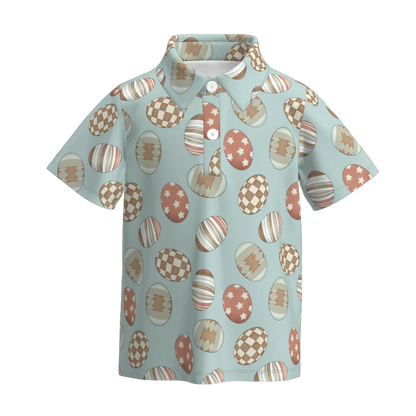 PREORDER 3.0 BOYS EASTER BUNNY PRINT MILK SILK TOP