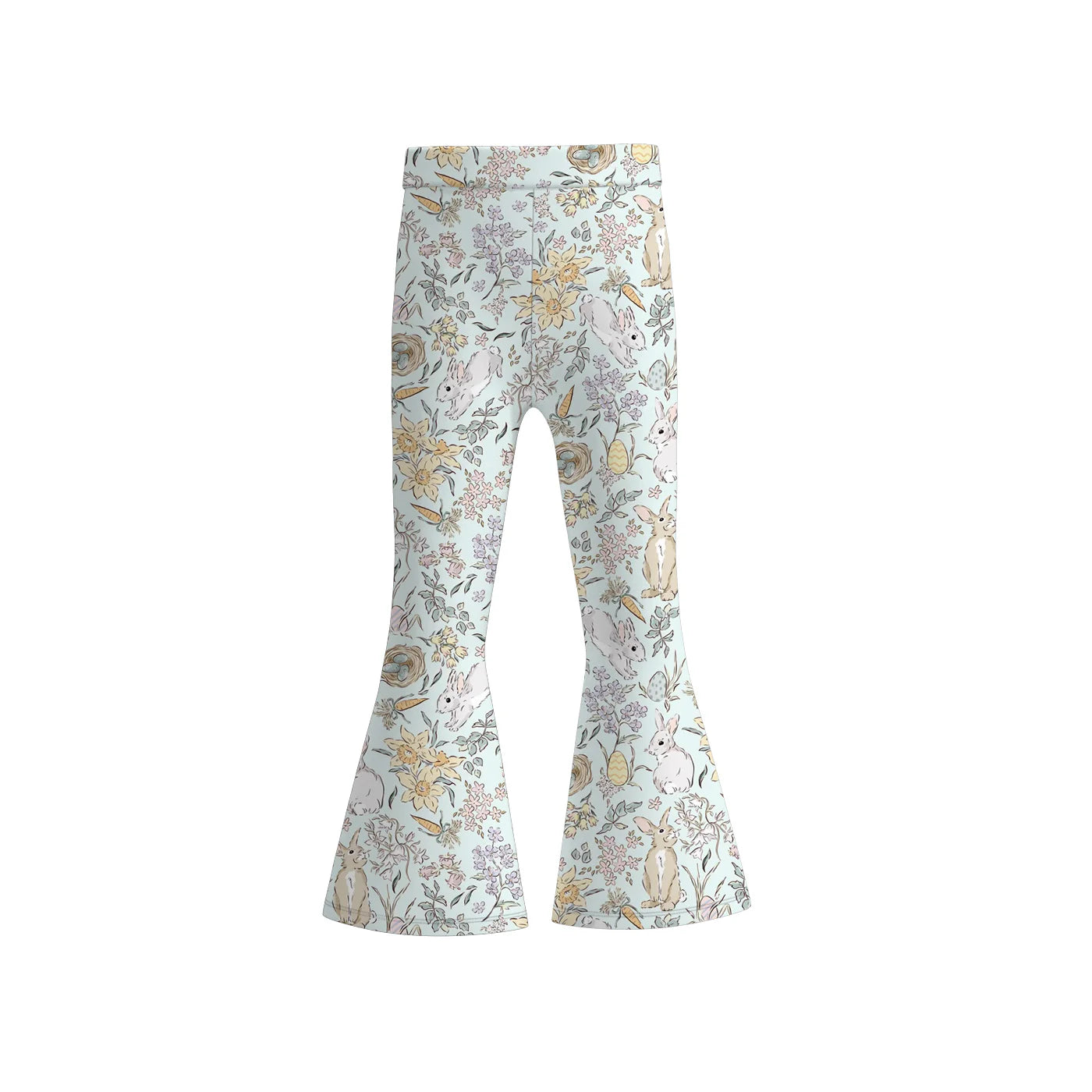 PREORDER 3.9 GIRLS EASTER PRINT BELL PANTS