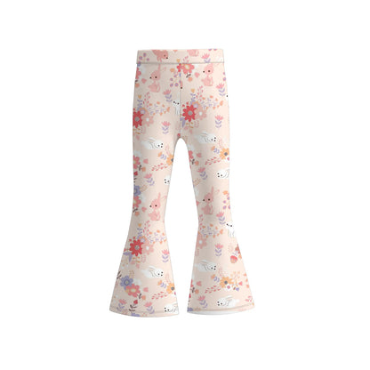 PREORDER 3.9 GIRLS EASTER PRINT BELL PANTS